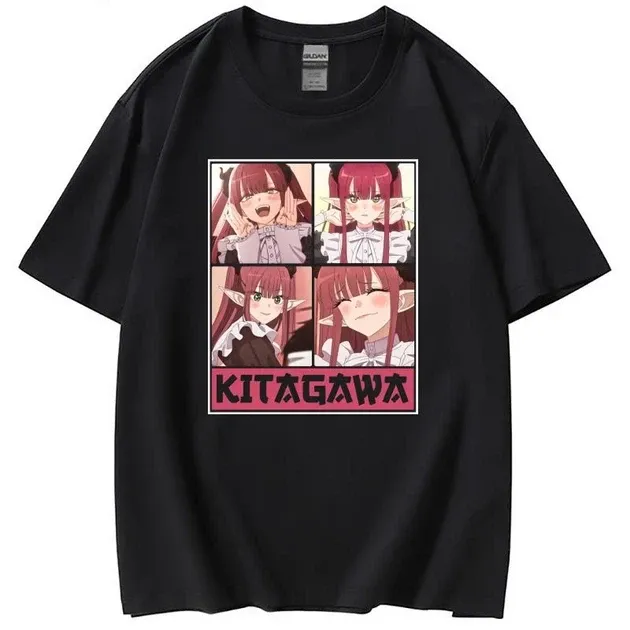 Футболка с аниме принтом Фарфоровая куколка влюбилась Размер оверсайз (S/M/L) Черный AnimeT1066 Днепр - изображение 1