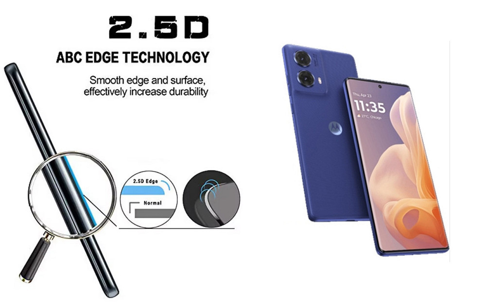 Захисне скло ArmorGlass для Motorola Moto G85 – стійке до подряпин та ударів Київ - фото 2