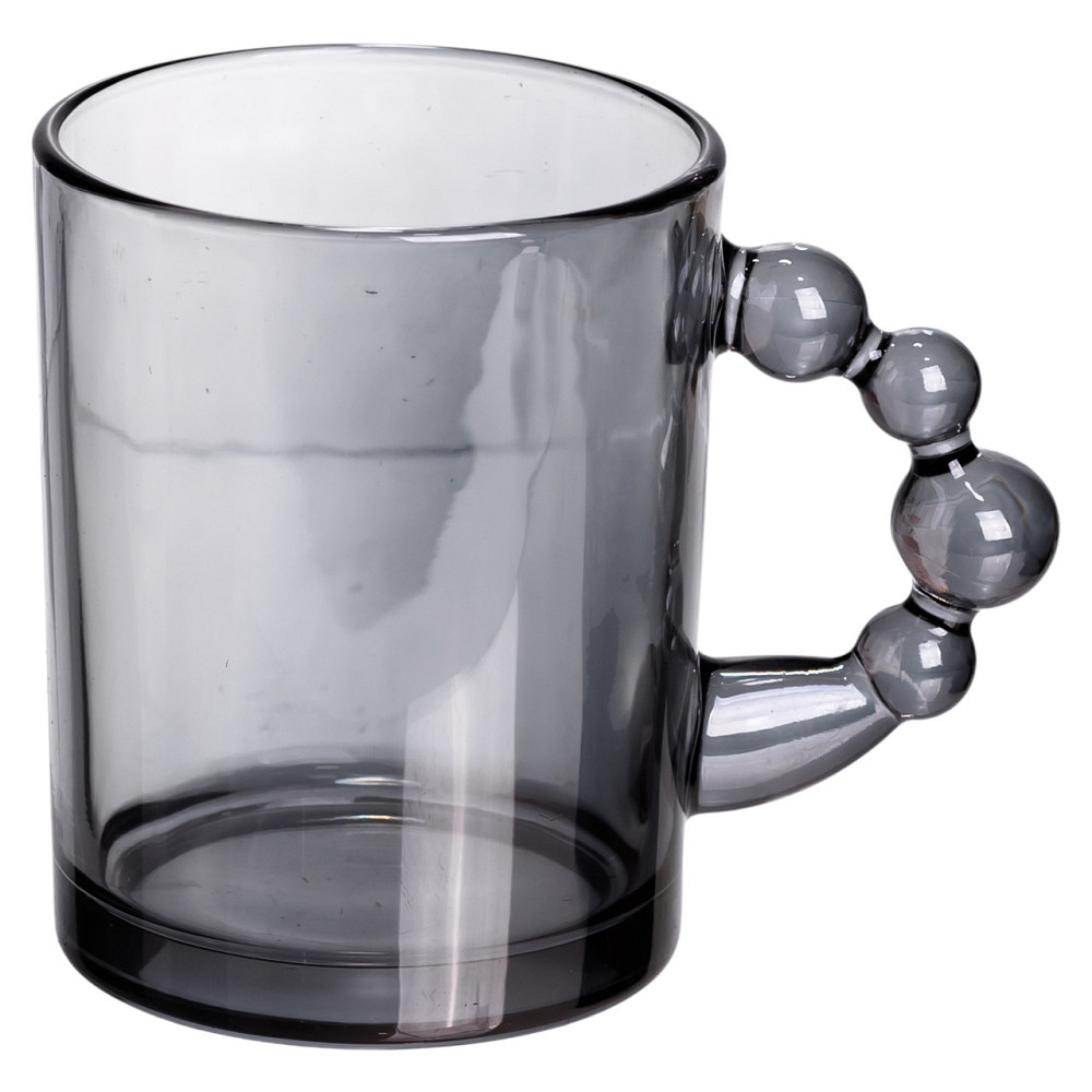 Yiwu Набір чашок 6 шт для чаю та кави по 350 (мл) кружки скляні Сірий HP-19-ZD-3 Коломыя - изображение 2