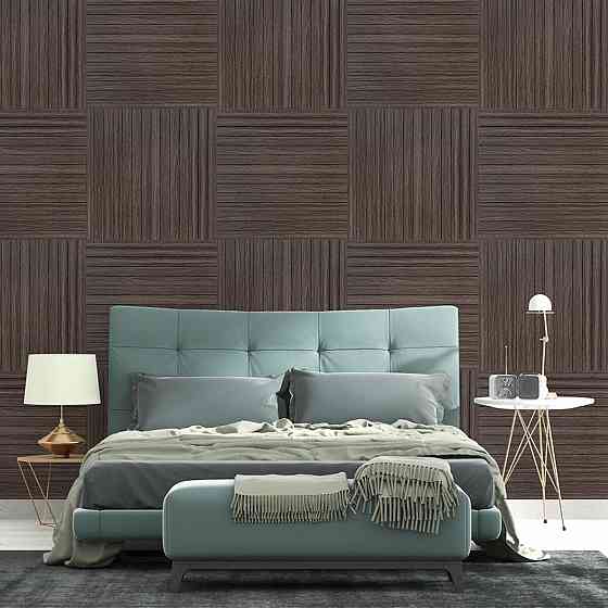 Покрытие виниловое самоклеющееся 3D рейки 600х600х2,8мм Дымчатый каштан SW-00002195 Днепр