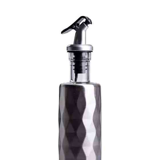 Пляшка для олії з дозатором 300 мл скляна пляшка для оливкової та соняшникової олії HP-1361 Київ