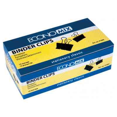 Біндер металевий Economix 19 мм 12 шт (E41004) Вінниця