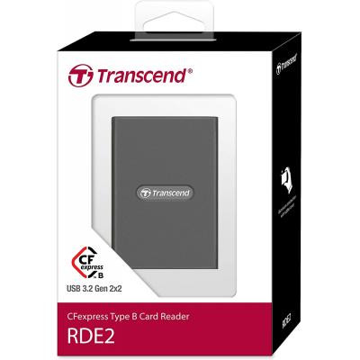 Считыватель флеш-карт Transcend USB 3.2 Gen 2x2 Type-C CFexpress (TS-RDE2) Винница - изображение 2