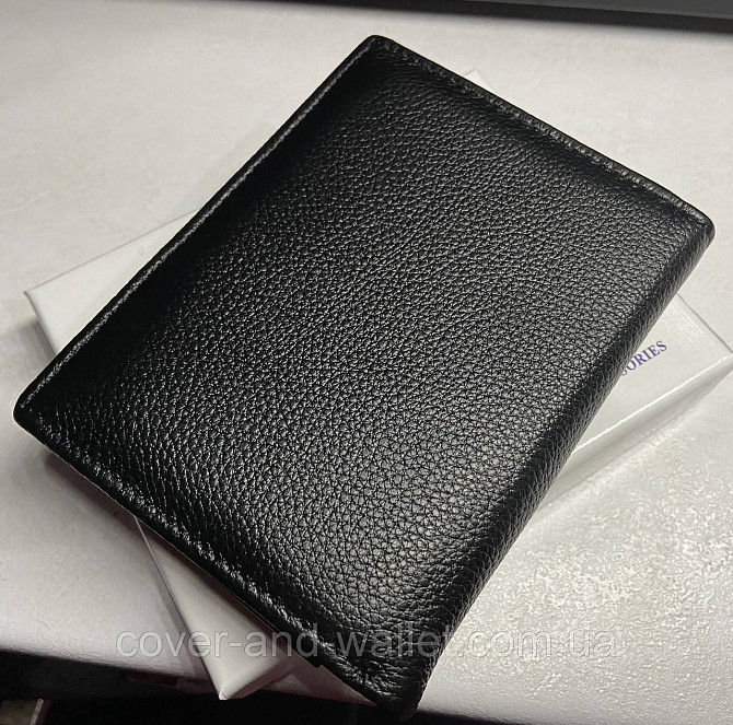 Мужской кожаный кошелек без застежки вертикального типа ST Leather 380 Киев - изображение 2