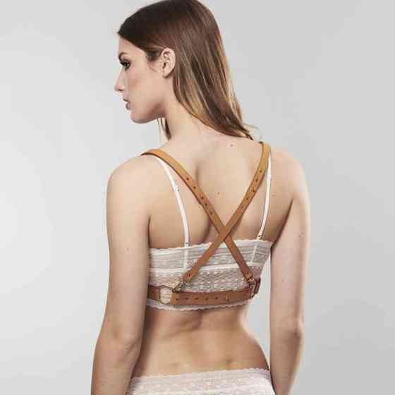 Портупея на грудь MAZE Bijoux Indiscrets бежевая, OS Sex Aura Киев