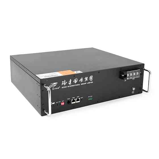 Аккумуляторная батарея Ritar LiFePO4 51.2V 50Ah 2560Wh BMS25A@16S для монтажа в стойку ( 442 x400 х 130.5) Q1 Киев