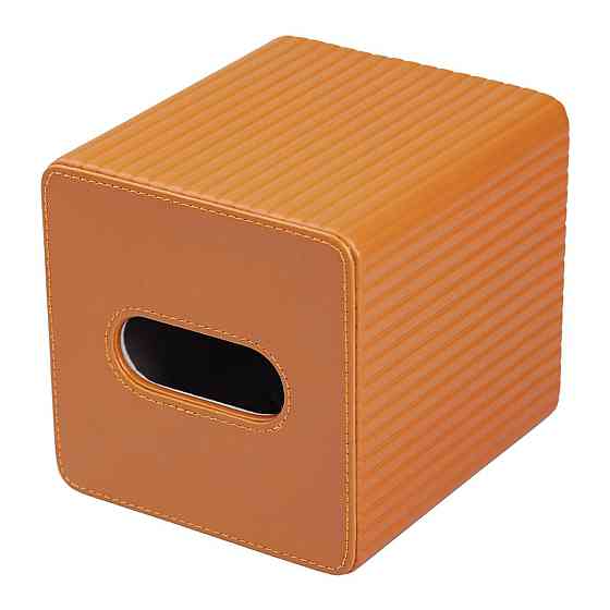 Коричневая салфетница из эко-кожи для кафе и ресторанов Киев