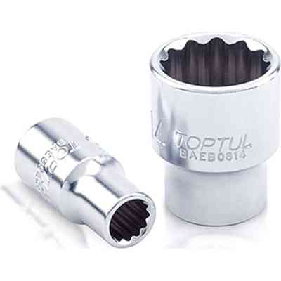 Головка торцевая Toptul 12-гранная 1/4