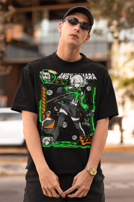 Футболка аниме Анбй Демара Зенлесс Зоне оверсайз (S/M/L) Черний AnimeJ0070 Днепр - изображение 3