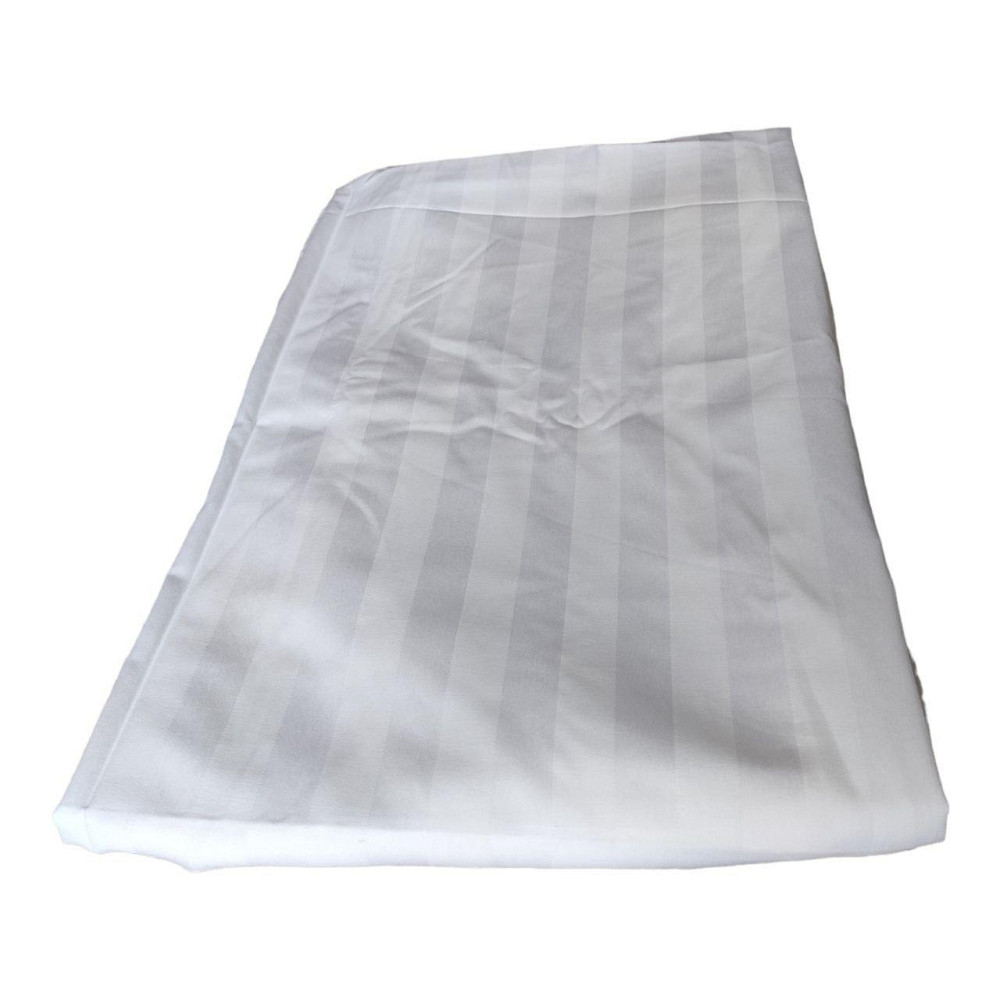 Простирадло Сатин Страйп 220×240 євро + біла Київ - фото 3