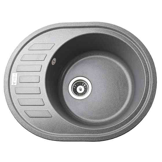 Гранітна мийка Mira ARNICA сірий 620 х 500 мм Київ