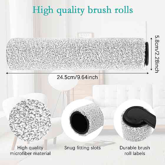 Набор аксессуаров Tineco iFloor 3/Floor One S3 серый 7 в 1: 2 ролика, 4 фильтра HEPA, микрофибра, запчасти для Киев