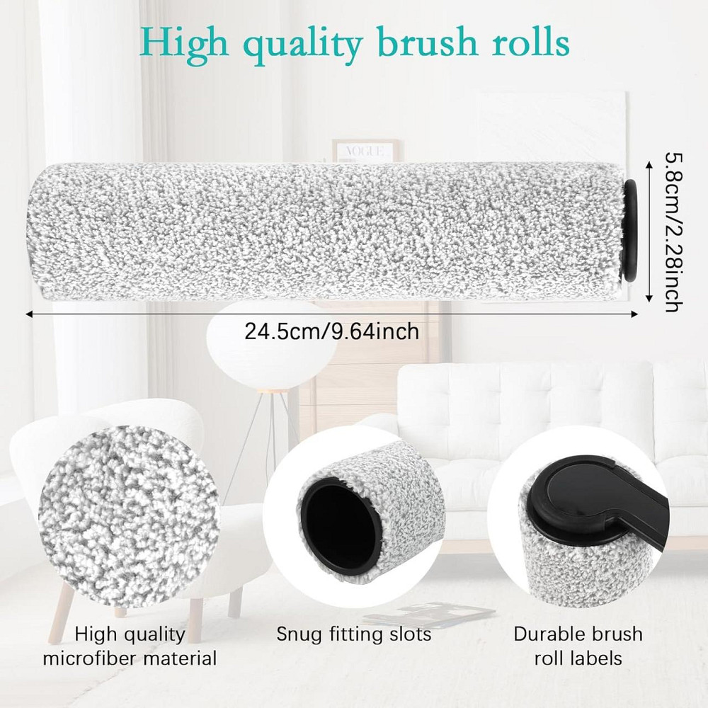 Набор аксессуаров Tineco iFloor 3/Floor One S3 серый 7 в 1: 2 ролика, 4 фильтра HEPA, микрофибра, запчасти для Киев - изображение 5