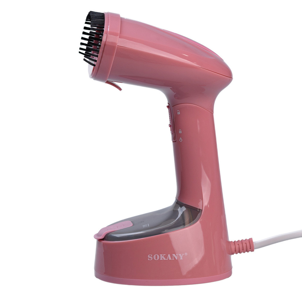 Парогенератор для одягу Sokany 1300 Вт Рожевий Київ - фото 5