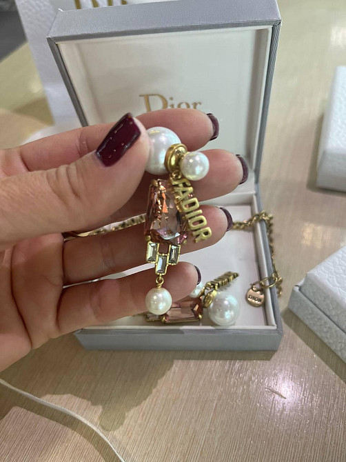 Діор набір сережки та браслет/ Dior Одеса - фото 4