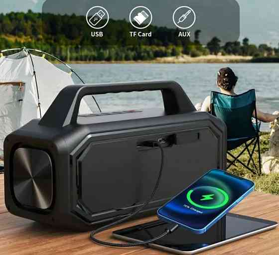 Портативна колонка W-King 80Вт BASS! Київ