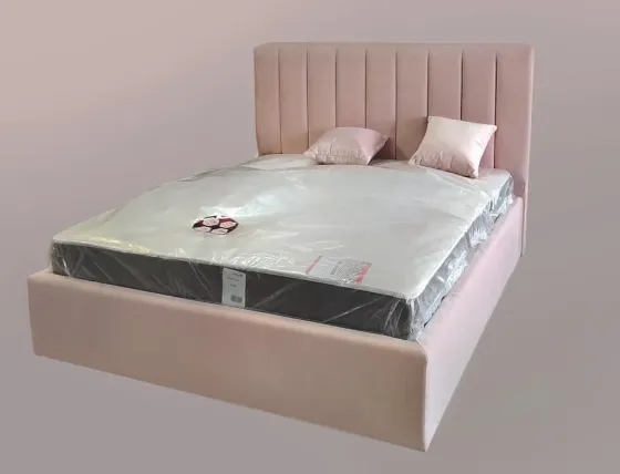 Кровать Двуспальная Arabela Comfort 180 x 190 см Simple С подъемным механизмом и нишей для белья Розовый Киев