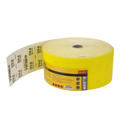 Папір шліфувальний 115мм*50м Р40 SIGMA Житомир - фото 1