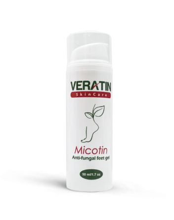 Гель противогрибковый для кожи и ногтей Micotin Anti-fungal feet gel(Микотин), Flosvita, Veratin Skin Care, 50мл. флакон Харьков