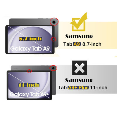 Чехол для планшета BeCover Protected Cover Samsung Galaxy Tab A9 SM-X115 8.7" Black (711874) Винница - изображение 6