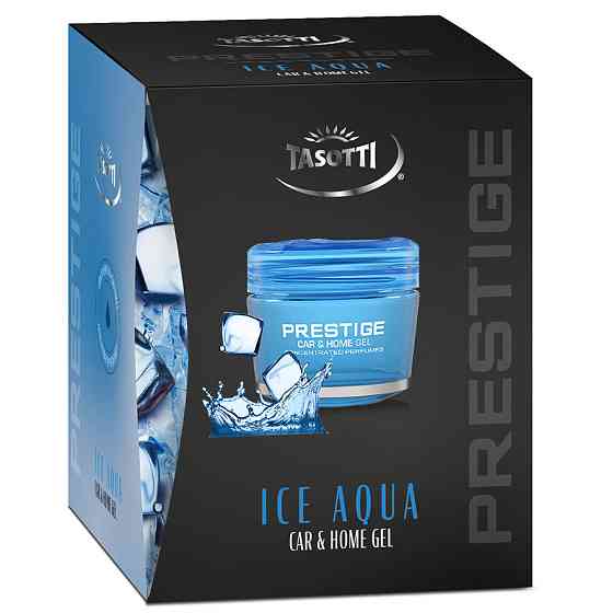 Ароматизатор для авто гелевий "Gel Prestige" Ice Aqua (Крижана вода) 50мл Tasotti Київ
