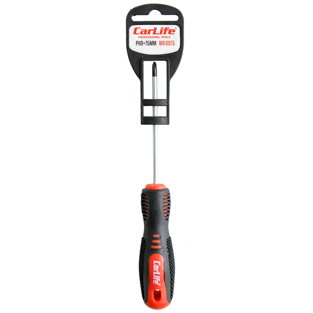 Викрутка Carlife хрестова PH0x75mm, Cr-V 6150 Київ - фото 1