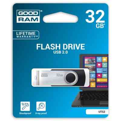 USB флеш накопичувач Goodram 32GB UTS2 (Twister) Black USB 2.0 (UTS2-0320K0R11) Вінниця