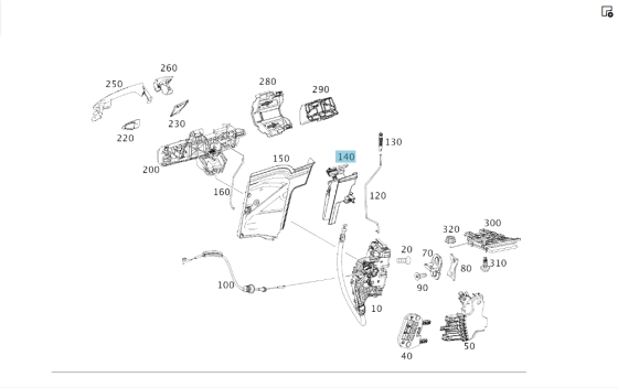 Mercedes-Benz  A1177230214 Кронштейн рами ручки передніх правих дверей CLA Shooting Brake X117 CLA C117 Одесса