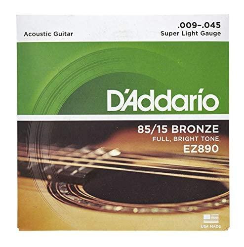 Струны для акустической гитары D'Addario EZ890 Bronze 85/15 Одеса - фото 1