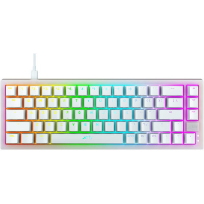 Клавіатура Xtrfy K5 68 keys Kailh Red Hot-swap RGB UA White (K5-RGB-CPT-TPWHITE-R-UKR) Вінниця - фото 1