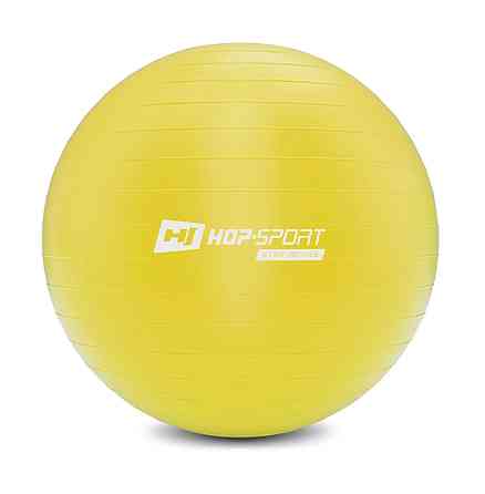 Фитбол Hop-Sport 45см желтый + насос 2020 Киев