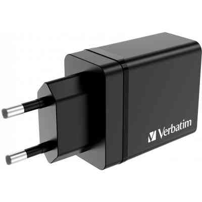 Зарядное устройство Verbatim USB 30W PD3.0 4-ports black (49700) Винница