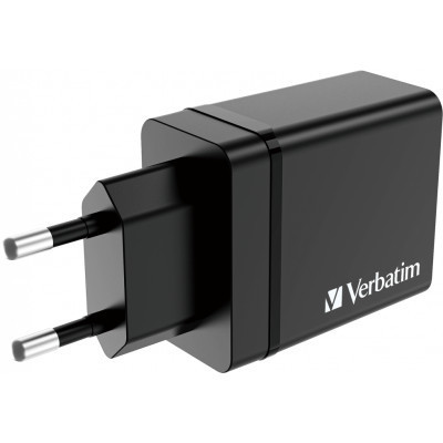 Зарядное устройство Verbatim USB 30W PD3.0 4-ports black (49700) Винница - изображение 2