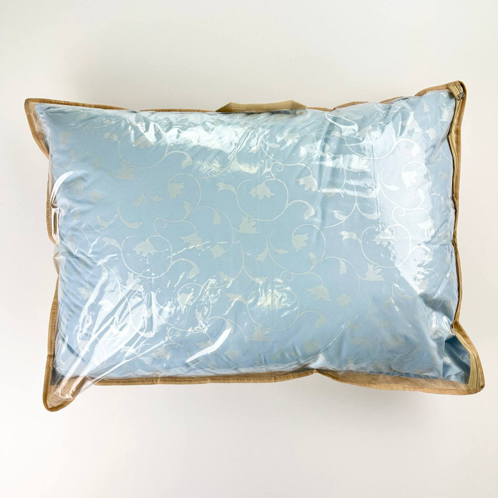 Сумка чехол с прозрачной вставкой для подушки 50х70 см (Бежевый) Сумы - изображение 2