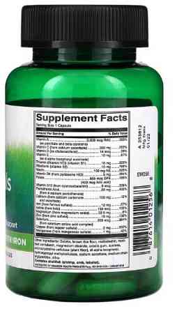 Полівітамінний комплекс із мінералами Swanson Multi and Mineral Daily 100 капсул Київ