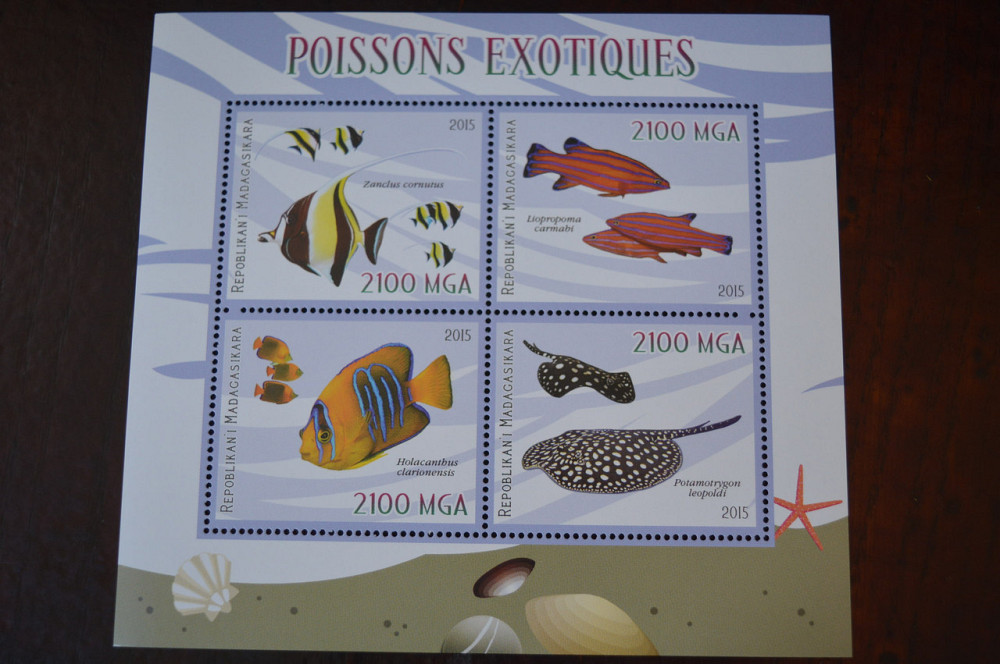 Мадагаскар. Фауна. Личности. Блок. (А-35) Полтава - изображение 1