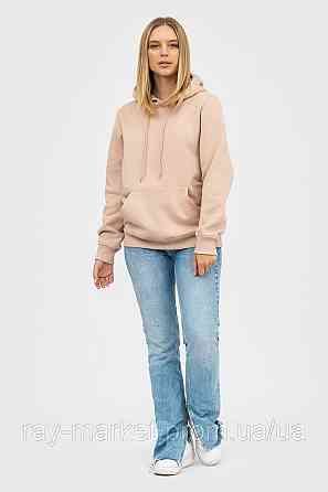 Худі базове утеплене Ray Basic жіноче бежеве (U0401W-Cream) M Київ