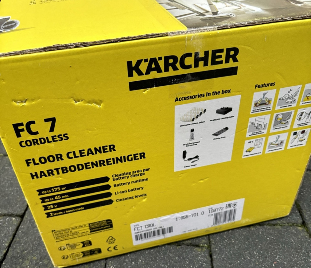 Електрошвабра KARCHER FC 7 Cordless (1.055-701.0) Харків - фото 2