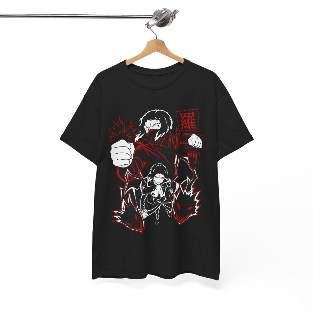 Футболка для мальчика аниме Акутагава Бунгоу Страй Догс оверсайз (рост от 165 до 180 ) Черний AnimeJ0536m Днепр - изображение 6