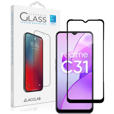 Стекло защитное ACCLAB Full Glue Realme C31 (1283126540721) Винница - изображение 7