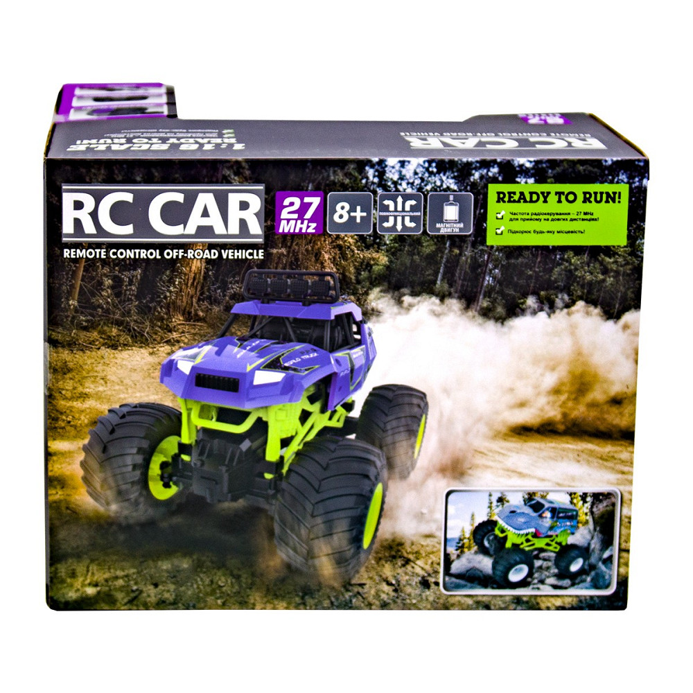 Автомобіль Bigfoot з р/к – Dinosaur (1:16, 27 МГц (MHz)) Дніпро - фото 13