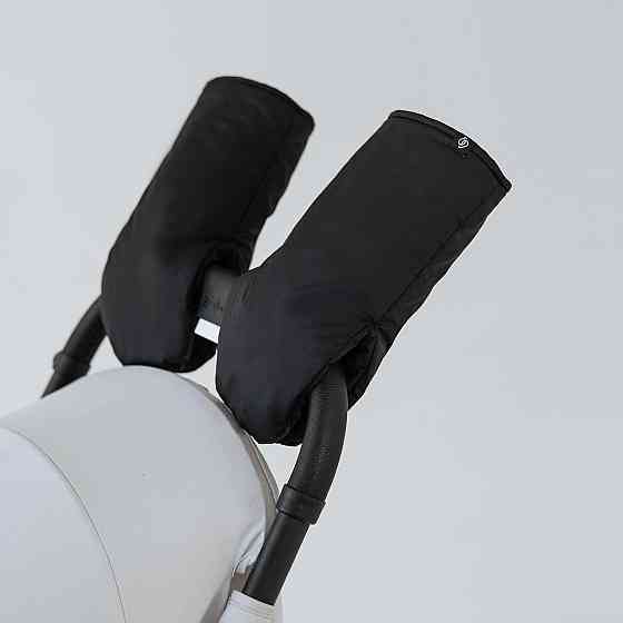 Рукавицы для коляски Черный Киев