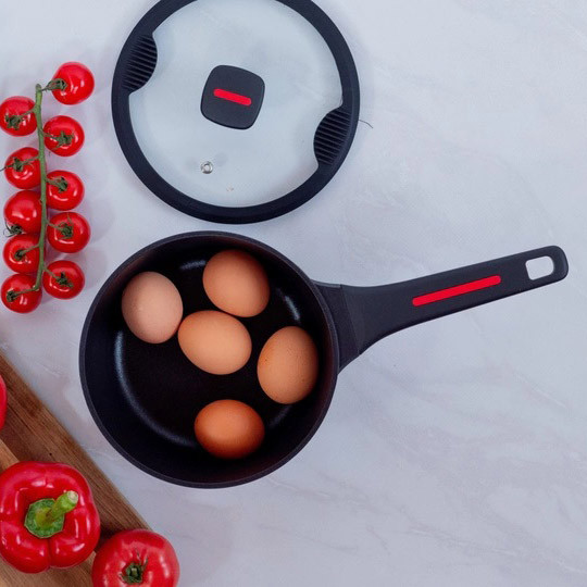 Сковорода з індукційним дном Magio, Сковорода індукційна з антипригарним покриттям LA-55 Львів - фото 17