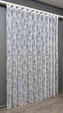 Тюль VR-Textil 703т Мармур Al-1 Жакард Білий 300х270 см (42-0431) Київ