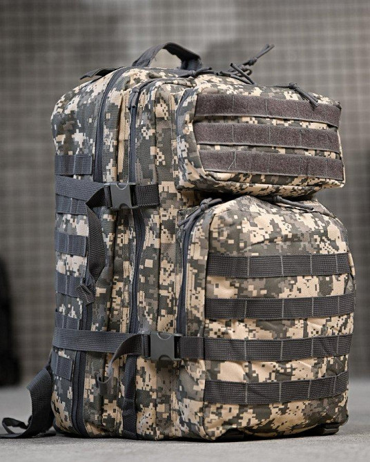 Милитари  рюкзак CHEMP  45 л  пиксель ПП7862 Одесса - изображение 2