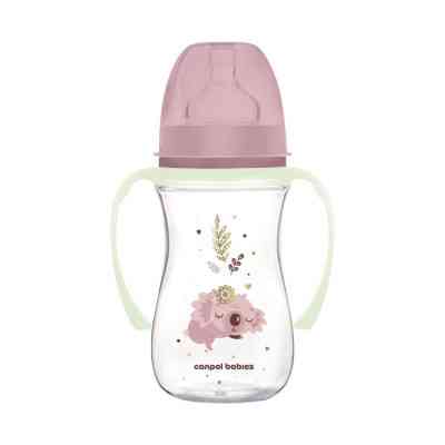 Бутылочка для кормления Canpol babies Easystart Sleepy Koala 240 мл розовая (35/237_pin) Винница