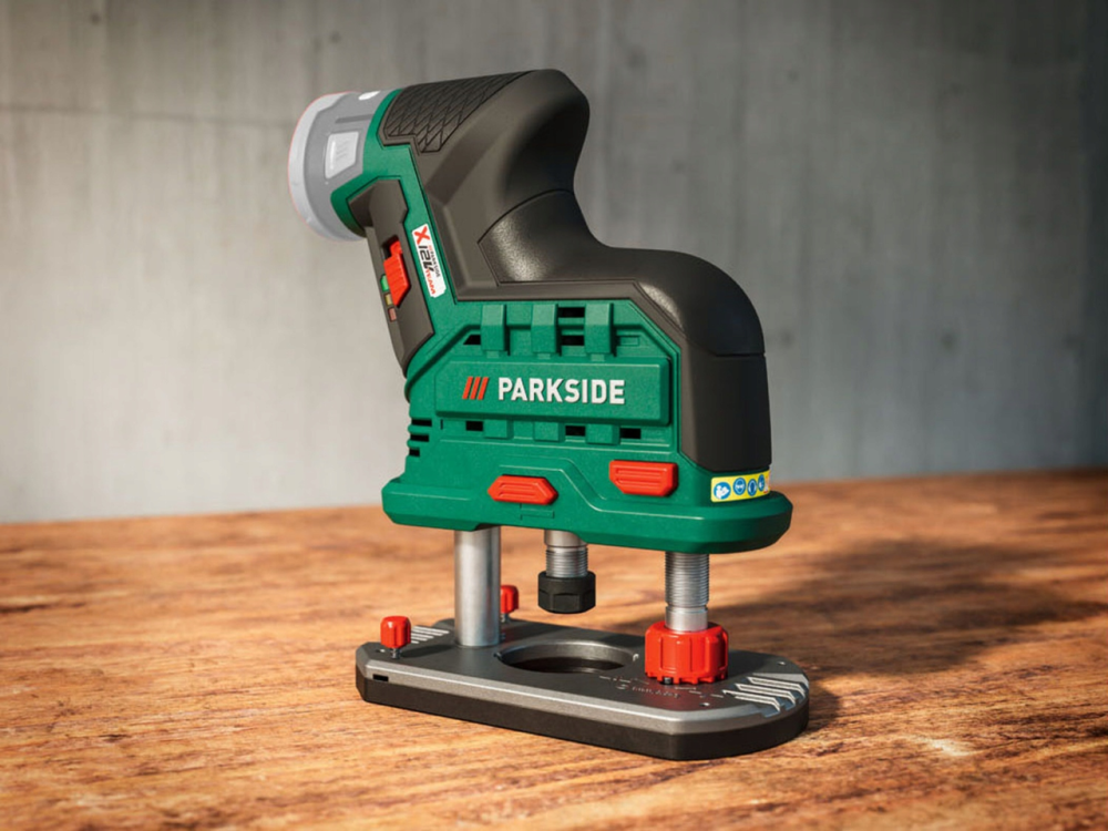 Акумуляторний фрезер Parkside 12V 19500 об/хв 8 мм з акумулятором 2 А·год і зарядним пристроєм у кейсі Київ - фото 4