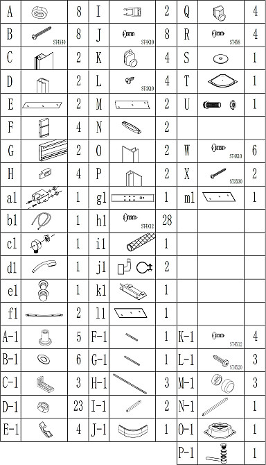 Душовий бокс півкруглий BZURA H90GBB BRAVO (4уп.) Тернопіль - фото 11