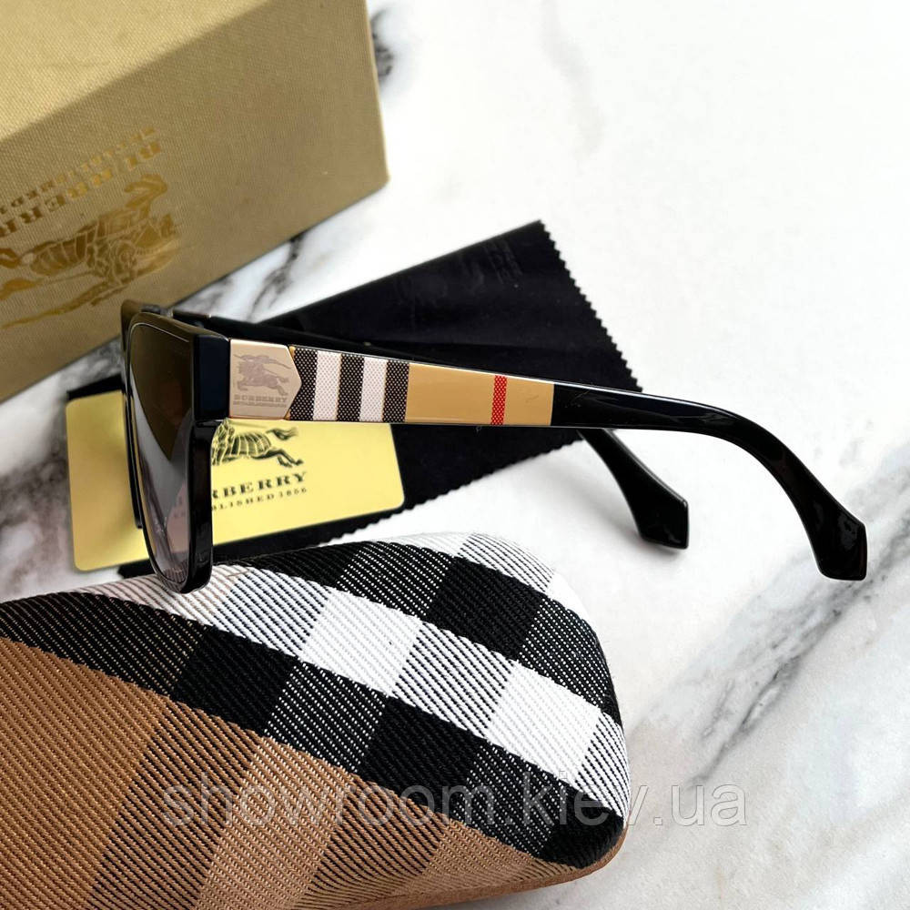 Женские брендовые очки от солнца (4164) brown Киев - изображение 4