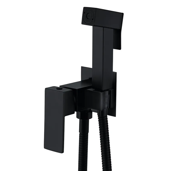 Смеситель для гигиенического душа Zerix KUB-333 Black из нержавеющей стали SUS304 ZX4859 Харьков